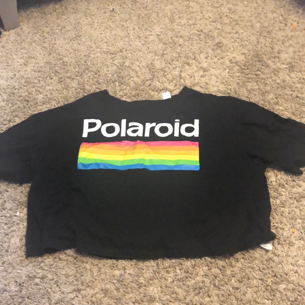 Polaroid x Urban Planet Cropped tee shirt